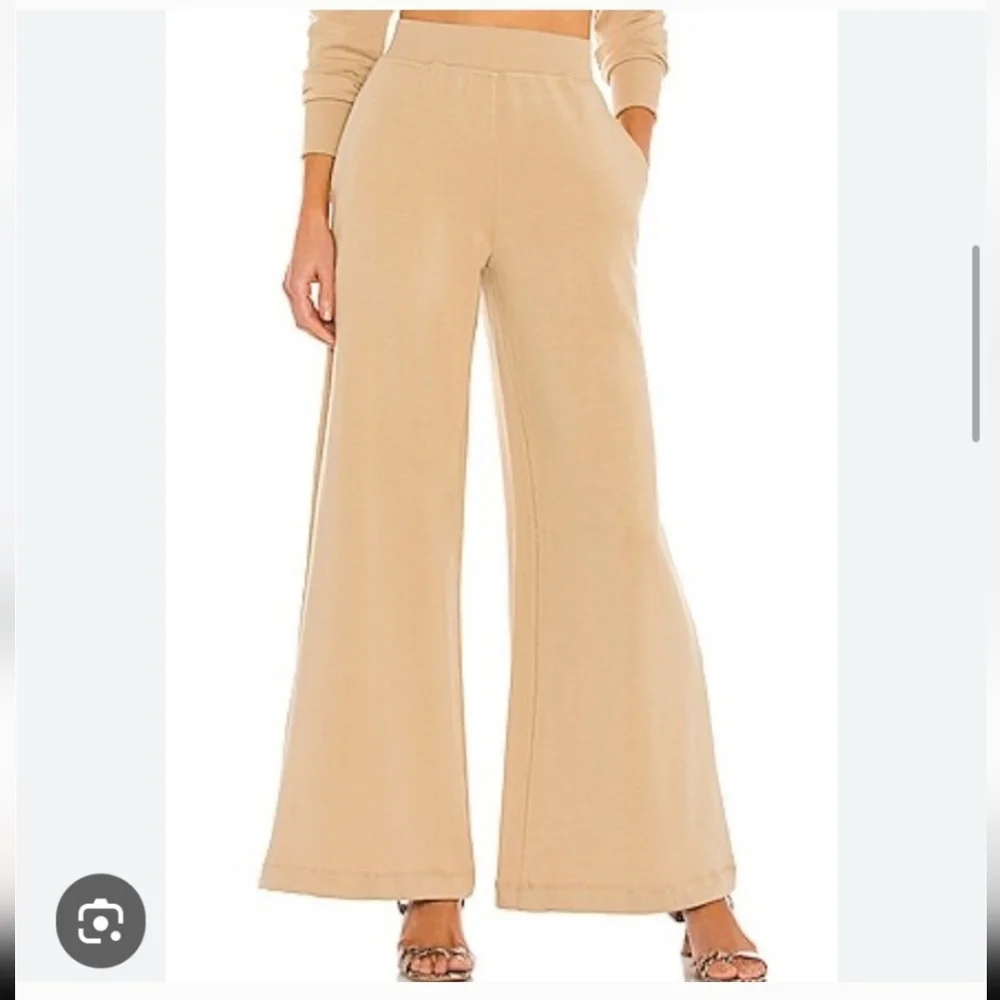 🌸L'AGENCE Campbell Beige‎ Ribbed Waistband Pants